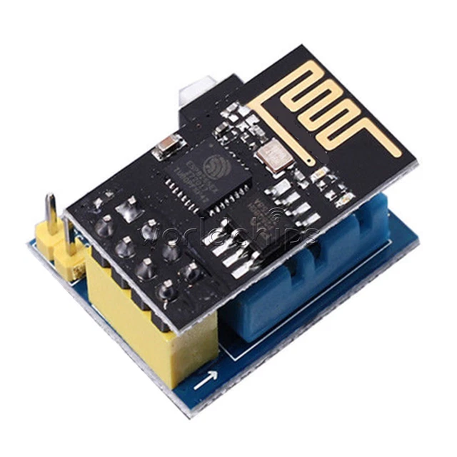 DHT11 TEMPERATURE HUMIDITY Sensor ESP8266 ESP-01 WiFi Serial ...