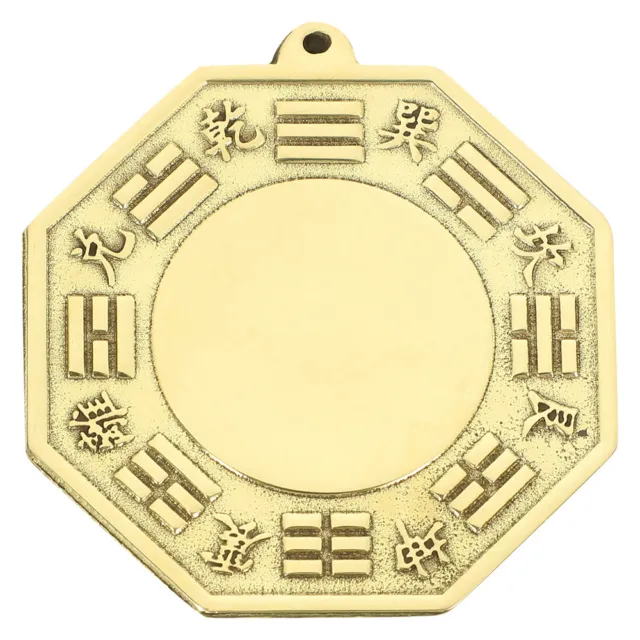 Feng Shui Mirror Ornament Lucky Bagua Pendant Pure Copper Demon