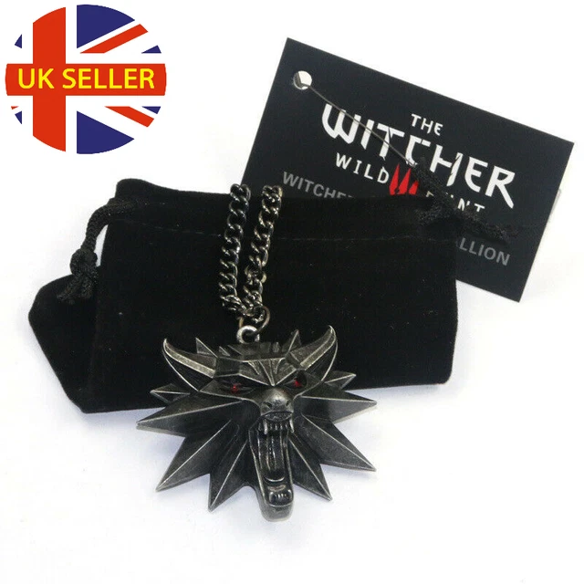 The Witcher Necklace Wolf Medallion Gift From The Game Witcher Wolf Necklace