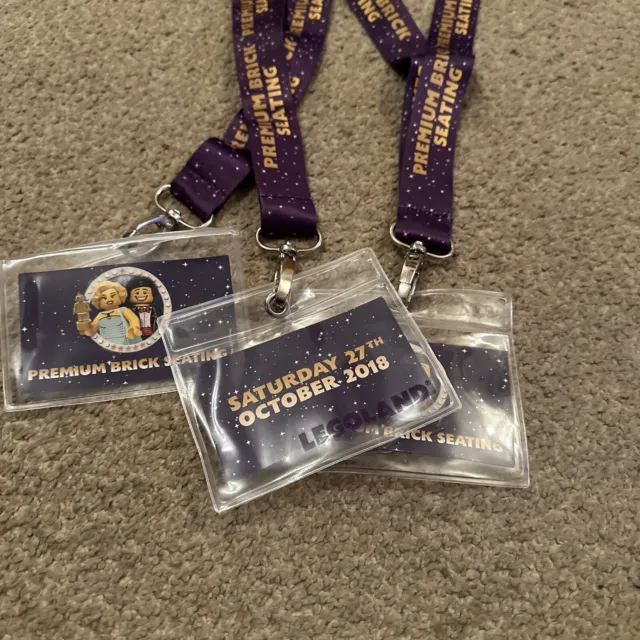 Legoland Windsor Resort Lanyard - Premium Brick Seating 2018