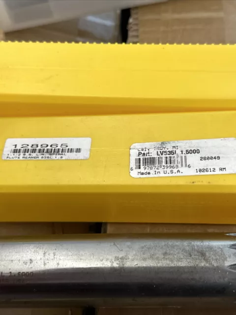 Lavallee & Ide LV535L 1.5 Flute Reamer
