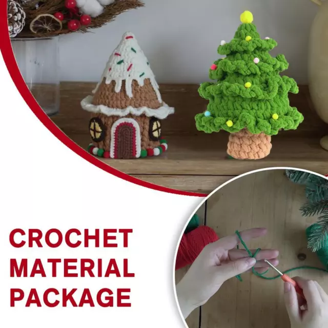 CHRISTMAS CROCHET KITS to Beginner Crochet Kits Adults Kids Knitting Kits  $27.31 - PicClick AU