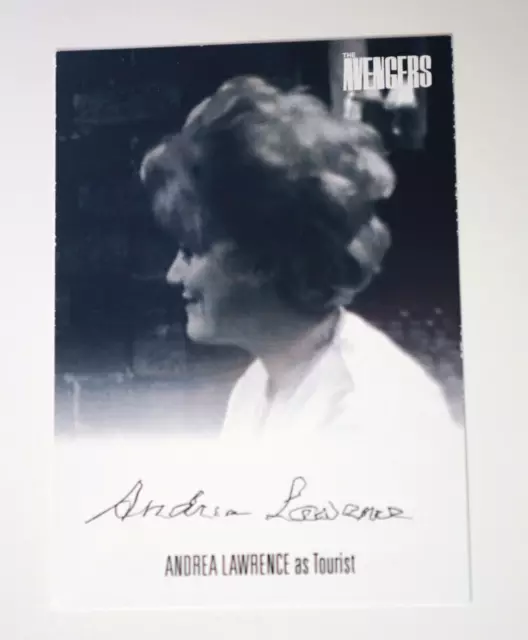 Avengers Complete Collection Series 3 Angela Lawrence Autograph Card AVAL1