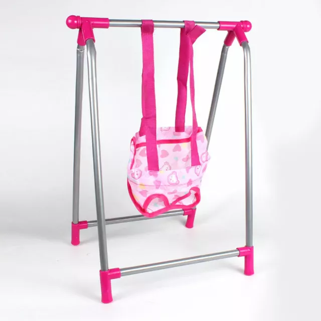 Baby Toddler Infant Fun Play Pretend Furniture Swing for Doll Supply