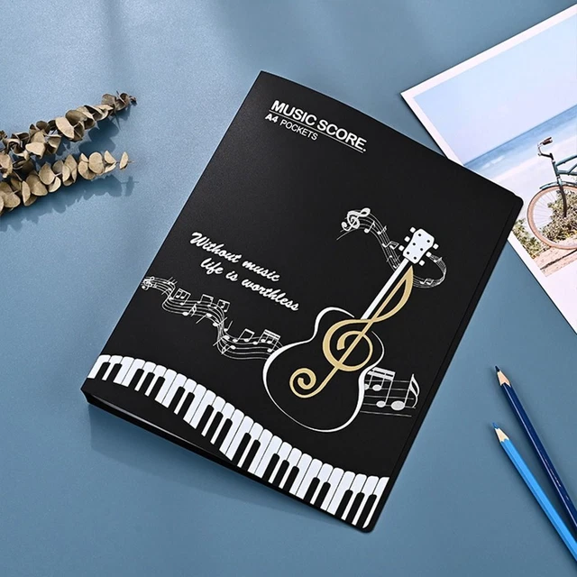ORGANIZER PIANO MUSIC Clip Practice Piano Sheet Music Score Folder Paper Sheets 18.48 PicClick AU