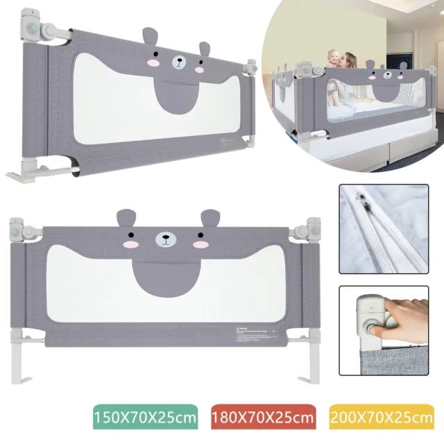 150/180/200 cm rejilla de protección de cama rejilla de cuna para elevación vertical rejilla de cama