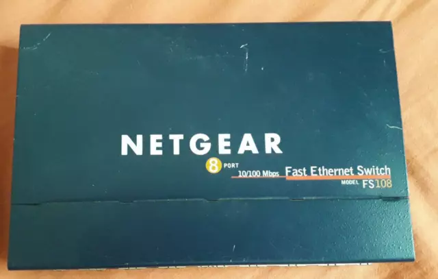 NetGear FS108 8-Port Ethernet-switch 3