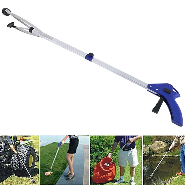 Clip spazzatura alluminio pieghevole servizi igienico-sanitari operaio attrezzi da giardino pulizia esterna I2O8