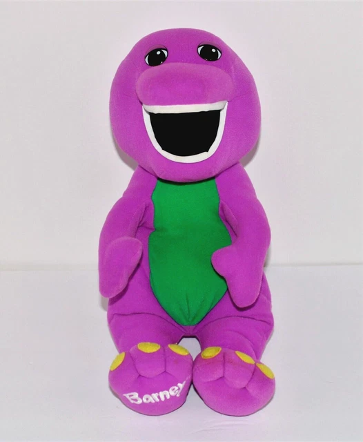 VTG 1992 BARNEY the Dinosaur Talking Plush Toy Playskool Hasbro Working