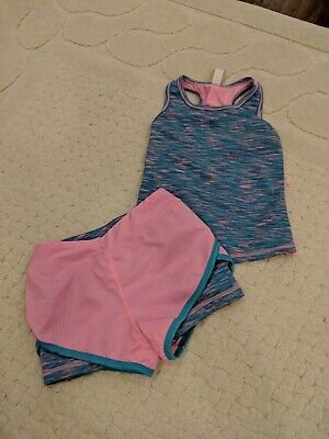 90 Degrees Reflex tank shorts Activewear   Pink  Girls 4 4t