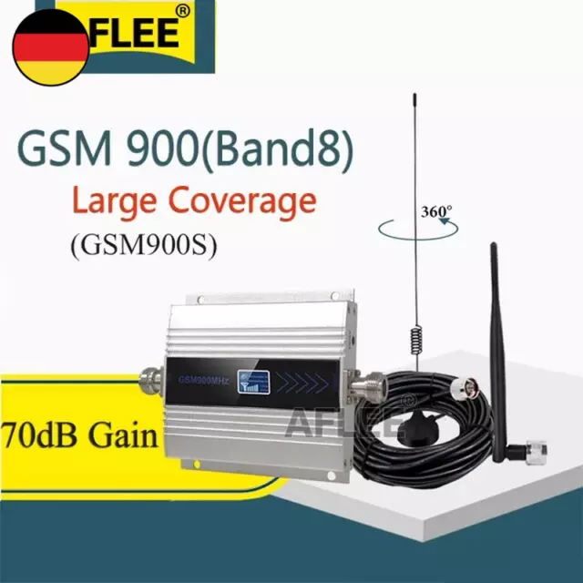 900 Gsm Repeater 2G 3G 4G Zellulärer Signal Verstärker Lte 4G Dcs Zellularer Ver