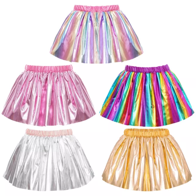 Kids Girls Miniskirt Tennis Flared Skirts Cute Tutu Skirt Ruffled Daily Wear
