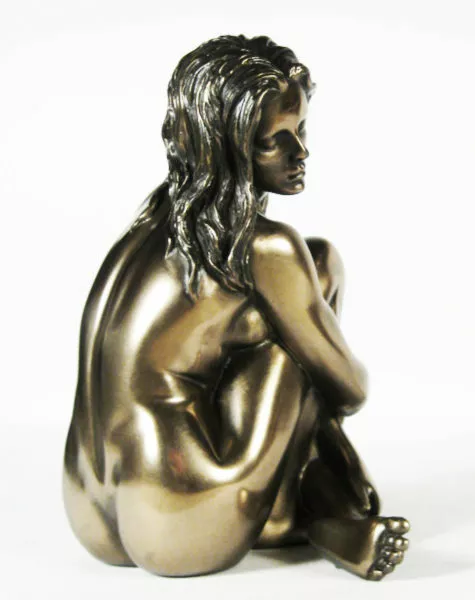 Recollection Bronze Nude Female Figurine