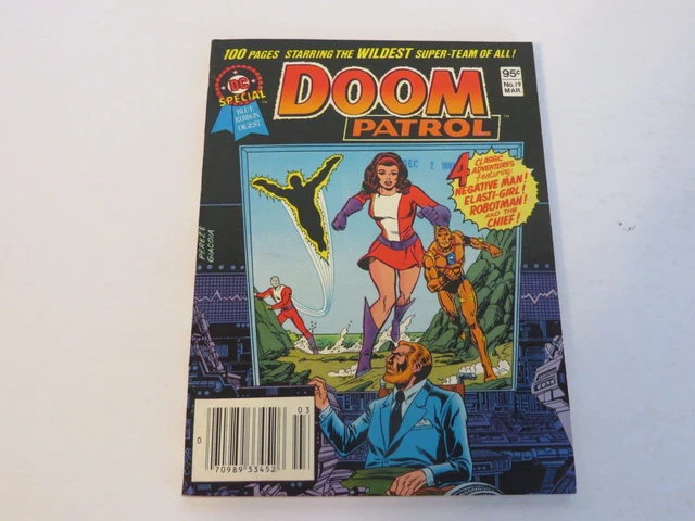 Dc Special Doom Patrol #19 Digest Comic Book Blue Ribbon 1982