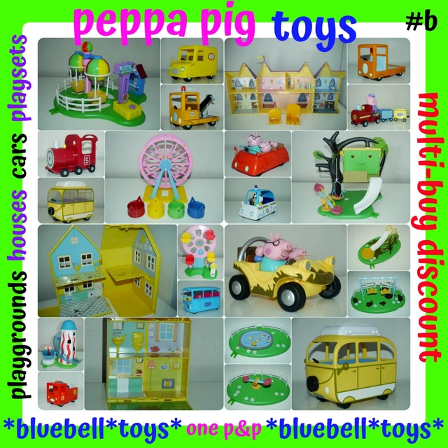 PEPPA PIG TOYS Cars Buildings Vehicles Figures Soft Toys Accessories