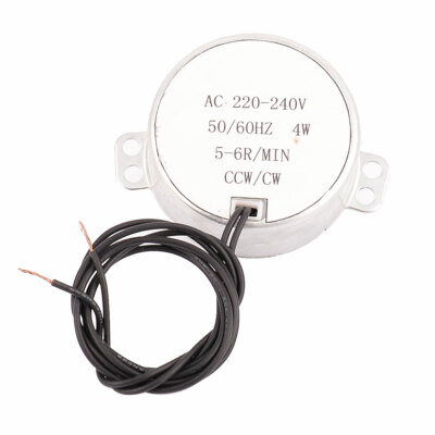 Motore AC 220‑240 V CCW/CW Direzione Sincrona Parti di Trasmissione Elettrica 15‑18 RPM 4 W confezioni da 2 