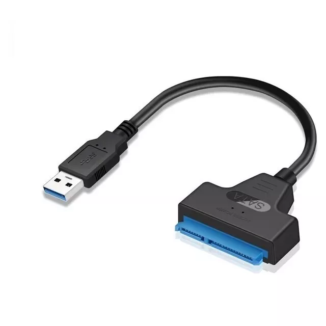 USB 3.0 To SATA 22 Pin 2.5 Inch Hard Disk Drive SSD Adapter Connector Lead Cable