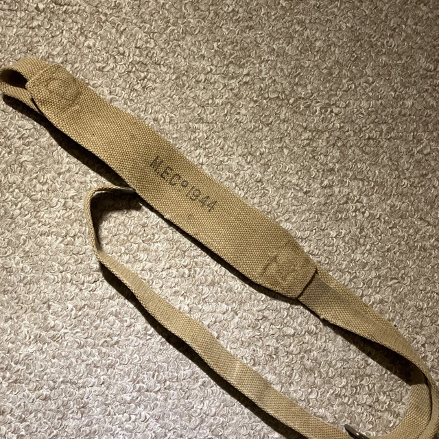 WW2 DDAY HAVERSACK webbing strap british army dated 1944 £8.99