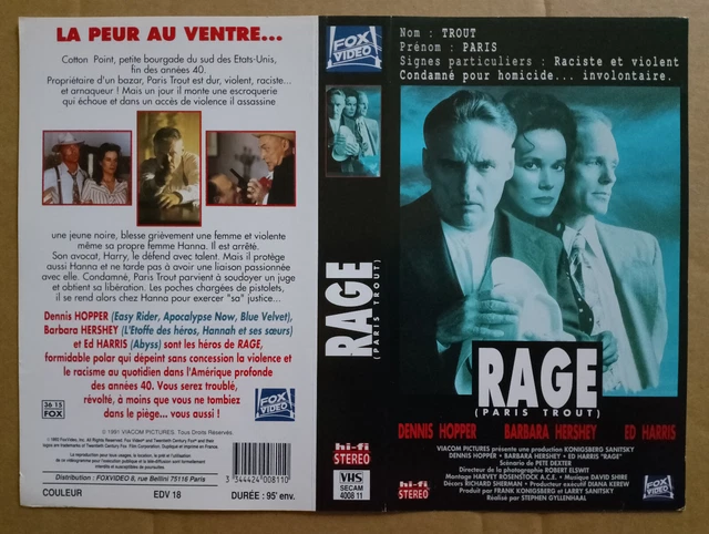 JAQUETTE VHS - Rage - Vhs Sleeve - Dennis Hopper EUR 5,00 - PicClick FR