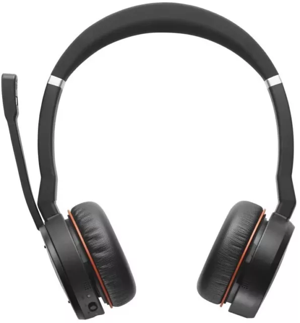 Jabra Evolve 75 Stereo Wireless Headset (7599-832-109) With Case and MS Dongle
