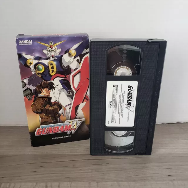 MOBILE SUIT GUNDAM Wing Volume 1 Shooting Stars VHS Tape 1999 English ...