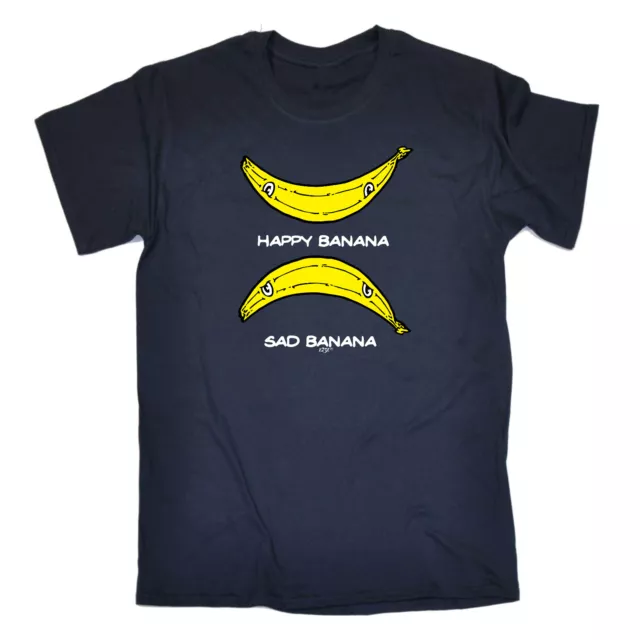 Funny Kids Childrens T-Shirt tee TShirt - Happy Banana Sad Banana