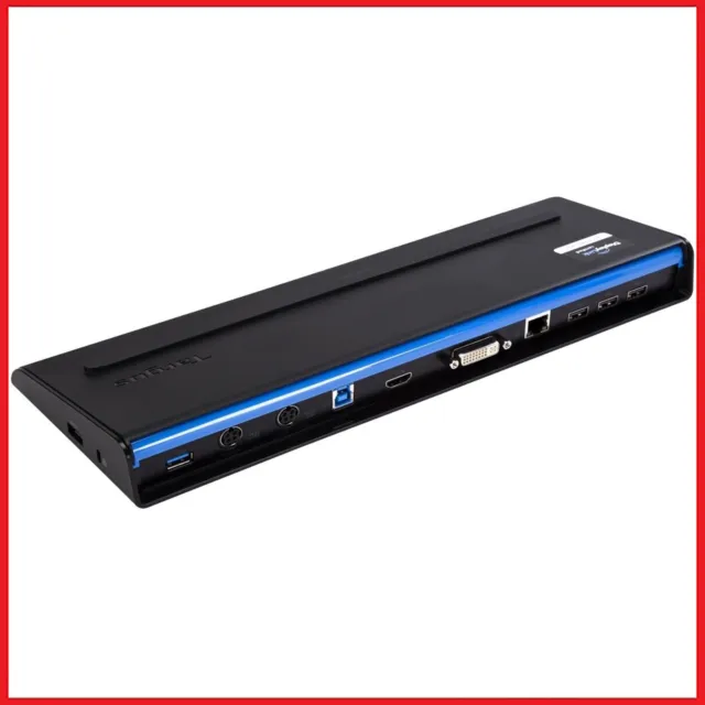 Targus ACP71EU USB 3.0 SuperSpeed Dual Video Docking Station with Power Supply