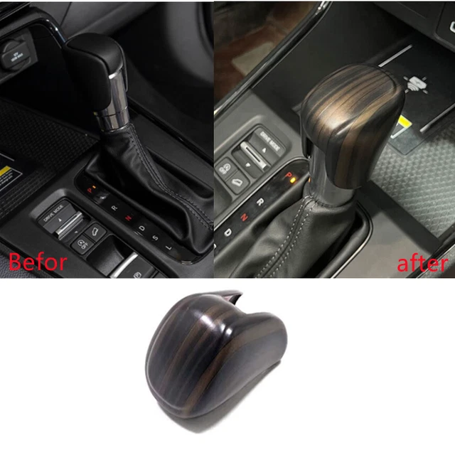 FOR HONDA CRV 20232024 Wood Grain Gear Shift Knob Shifter Lever Trim