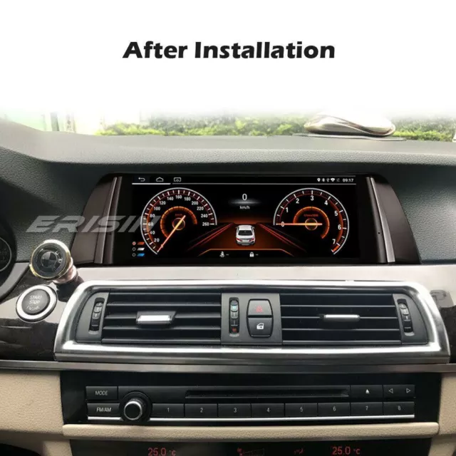 10.25" Android 10.0 GPS Autoradio BMW 5er F10 F11 CIC IPS CarPlay DAB+ OBD2 TPMS 2