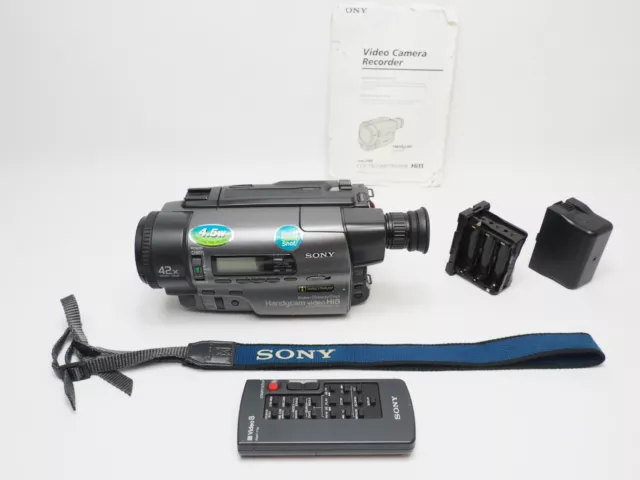 Sony Hi8 Hifi-Stereo Camcorder CCD-TR2200E mit Video8-Funktion, getestet