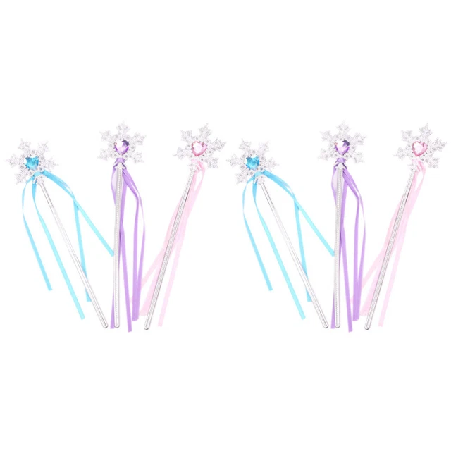 Ribbon Snow Fairy Wand Kids Wand Winter Princess Wand Props Make
