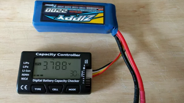 RC CellMeter-7 Digital Battery CapacityChecker For LiPo Li-ion NiMH Nicd LiFe UK 2