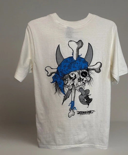 80s Zorlac John Gibson Tシャツ Pushead VINTAGE 80S ZORLAC PUSHEAD JOHN GIBSON SKATEBOARD T-SHIRT