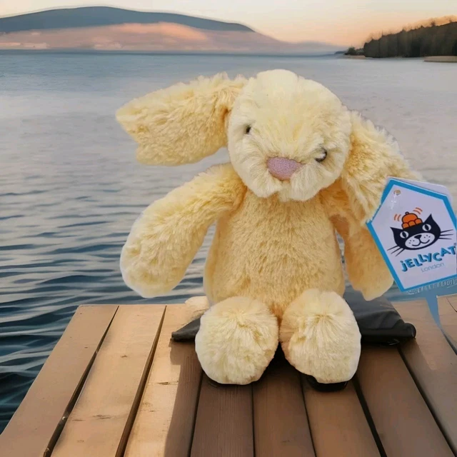 JELLYCAT TINY BASHFUL Bunny Yellow Original Soft Toy ( New Tags) Yellow ...