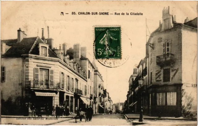 CPA CHALON-sur-SAONE - Rue de la Citadelle (295791)