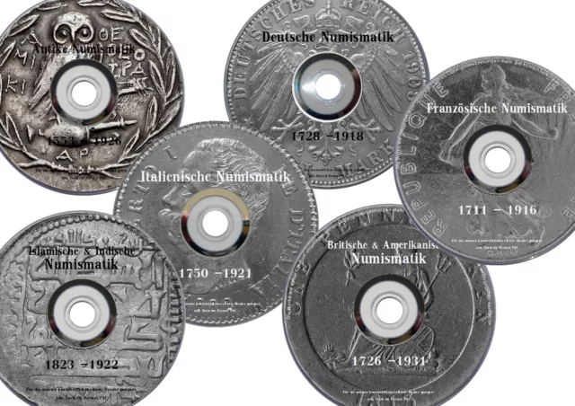 Münzen 955 eBooks DVD NUMISMATIK Deutschland Frankreich Islam Indien Antike uvm