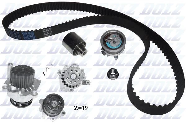 KIT DE DISTRIBUTION + POMPE à EAU VW GOLF V 1.9 TDI,POLO 1.4 TDI,TOURAN 1.9 TDI