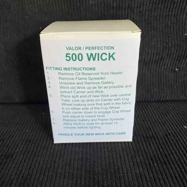 Valor/Perfection 500 Heater Wick with carrier for Perfection and Valor models...