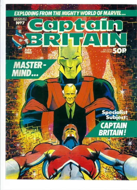 Captain Britain  7  1985  Magazine  Series  / Marvel Comics Uk