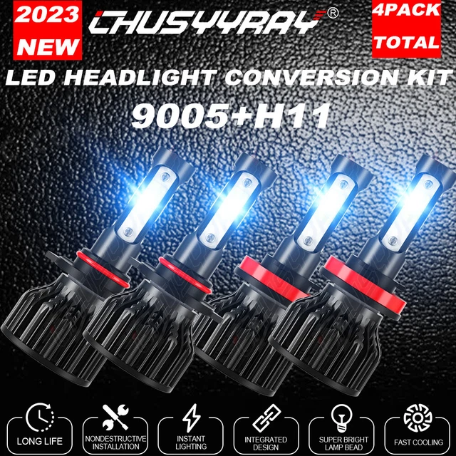 FOR LEXUS GX470 20032009 9005+H11 LED Headlight Kit High Low Beam blue