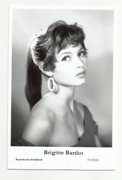 (Bx5) Brigitte Bardot Photo Postcard (72/2105) Filmstar Movie Pin Up Glamor Girl