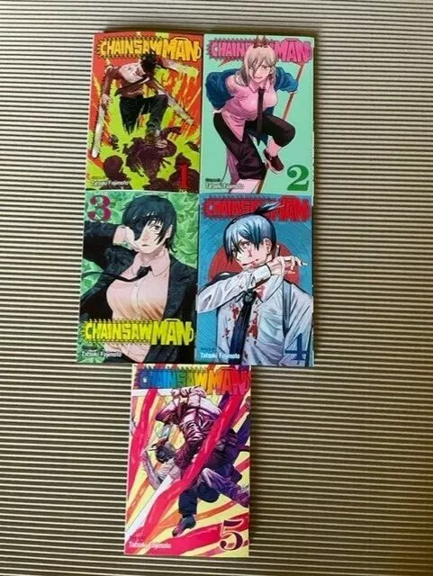 Chainsaw Man Manga Vol. 1-15 ENGLISH Version Tatsuki Fujimoto Comic New