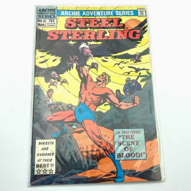 Steel Sterling #5 (1984) Archie Adventure Series