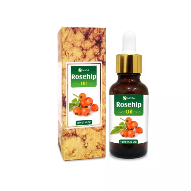 Rosehip (Rosa canina L.) 100% Pure & Natural Carrier Oil - {10ml - 25 L}.