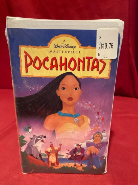 Pocahontas VHS Walt Disney Masterpiece Collection New Sealed VHS in Shrinkwrap