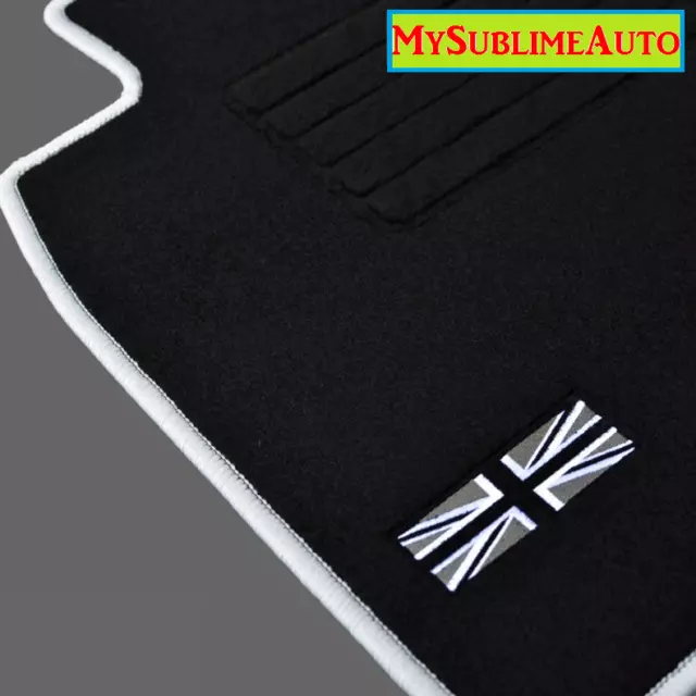 Tapis Sol Bmw Mini Série 2 Cooper + S R56 Depuis 2006 Edition Logo Velours Brodé