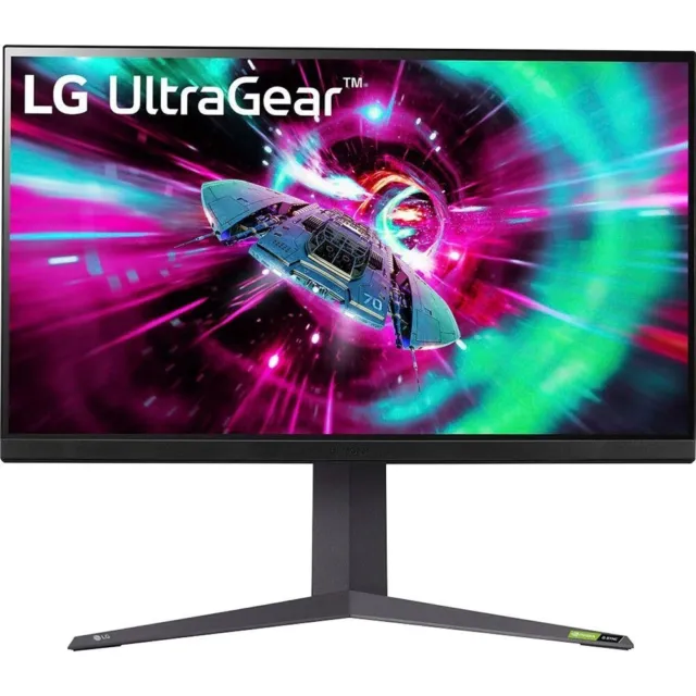 LG UltraGear 27GR93U-B Gaming-Monitor schwarz 144Hz 27 Zoll UHD IPS-Panel HDMI