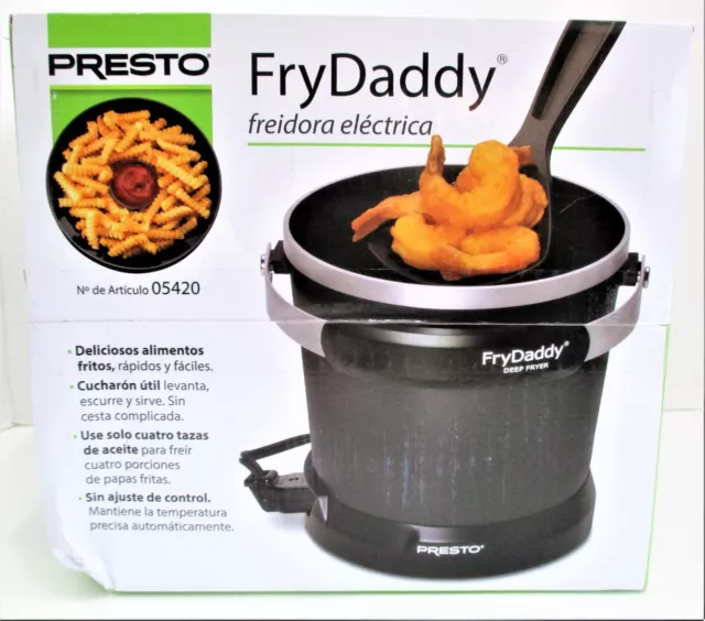 Presto 05420 FryDaddy Electric Deep Fryer - Black