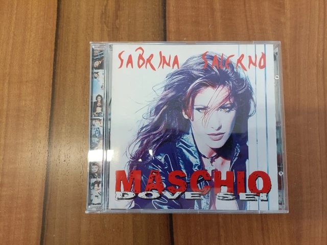 SABRINA SALERNO MASCHIO DOVE SEI MEGA RARO CD NAR ITALY 1995 Come Nuovo