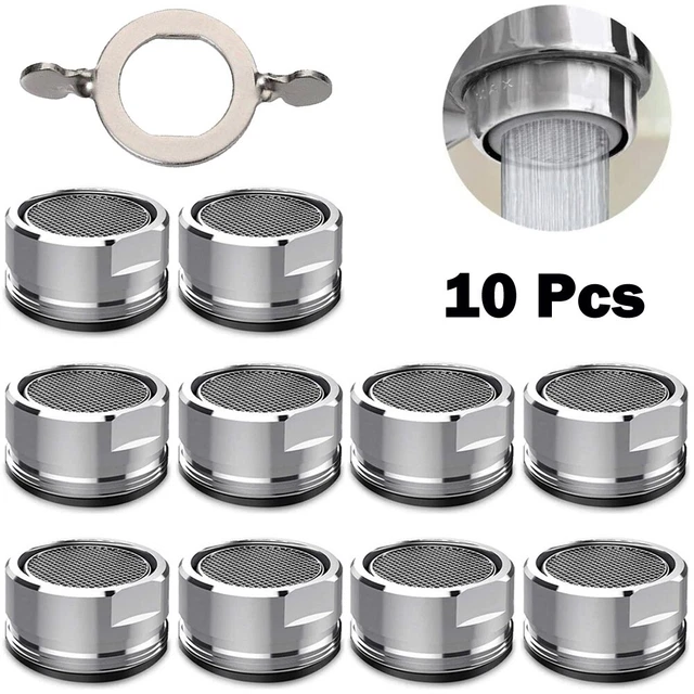Exquisitos aireadores de grifo aireador latón grifo M24 ahorro de agua 10 piezas